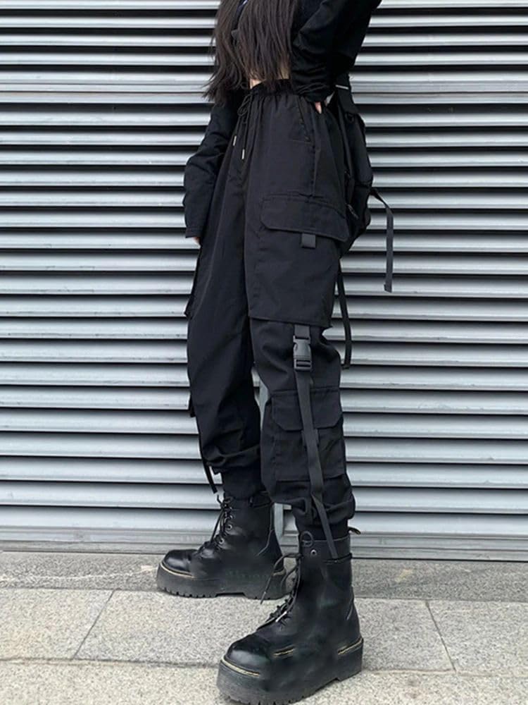 Men's Parachute Loose Fit Cargo Pants S4961512 Men's Parachute Loose Fit Cargo Pants S4961512