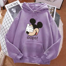 Oops Printed Fleece Full Sleeves Pull Over Hoodie TZ7045 - TUZZUT Qatar Online Shopping