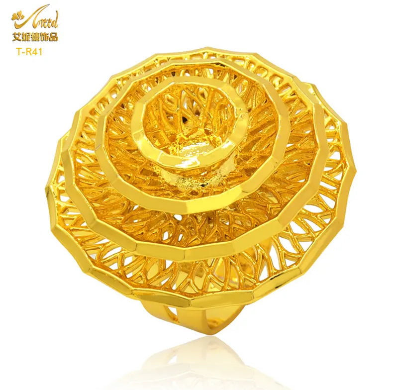 Gold Plated Finger Ring for Women S4854195