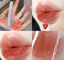 Water-light Mirror Lip Glaze Glitter Lip Tint Long Lasting Moisturising Love Heart Shape Solid Lipstick 442266 - TUZZUT Qatar Online Shopping