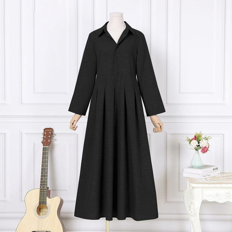 Women's long lapel Dress, Women's Maxi Dress Casual and temperament B284704 Women's long lapel Dress, Women's Maxi Dress Casual and temperament B284704