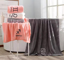 Soft Comfortable Bath Towel Large Cotton Quick Drying   528183 - TUZZUT Qatar Online Shopping