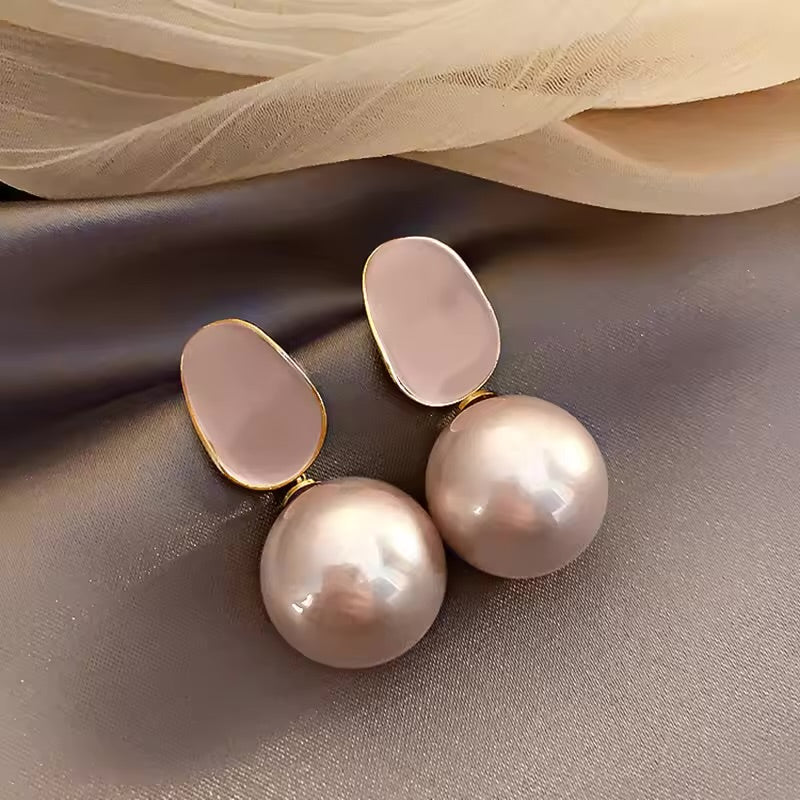 Big Trend Imitation Pearl Dangle Earrings 59790