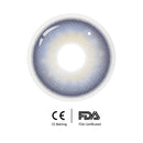 Unibling Freesia Blue Contact Lenses for Eyes (1 Pair) - TUZZUT Qatar Online Shopping