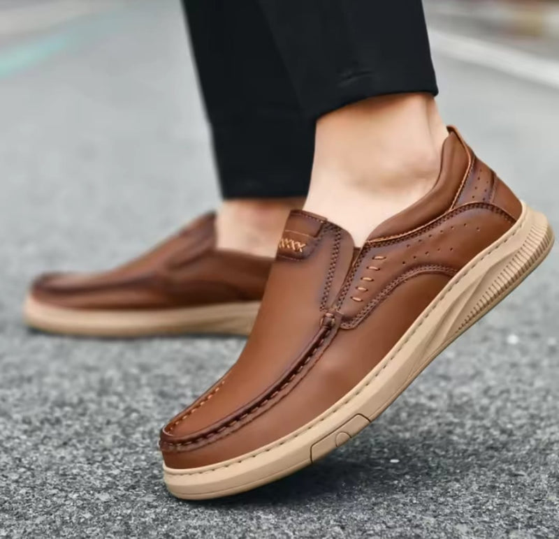 Comfortable Genuine Leather Loafers 7012360 - TUZZUT Qatar Online Shopping
