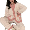 2 Pcs Women 's Long Sleeve Sleep Set 466711 - XS - TUZZUT Qatar Online Shopping