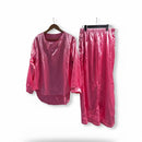 Women's free-flowing round-neck top with full 785036 - TUZZUT Qatar Online Shopping