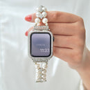 High Quality Double Row Pearl and Diamond Watch For Women B-248448 - TUZZUT Qatar Online Shopping