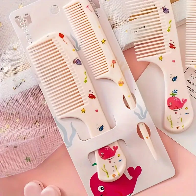 Kids 2pcs Hair Styling Comb Set 1540046 - TUZZUT Qatar Online Shopping