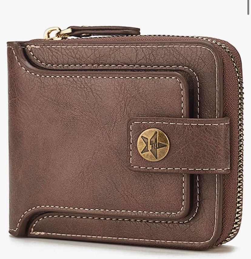 Men's Durable Leather Wallet for Men Large Capacity with Zip Coin Pocket 3540564 Men's Durable Leather Wallet for Men Large Capacity with Zip Coin Pocket 3540564