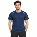 Men’s Navy Blue Sports T-Shirt with Shoulder Details CSF13001 - M
