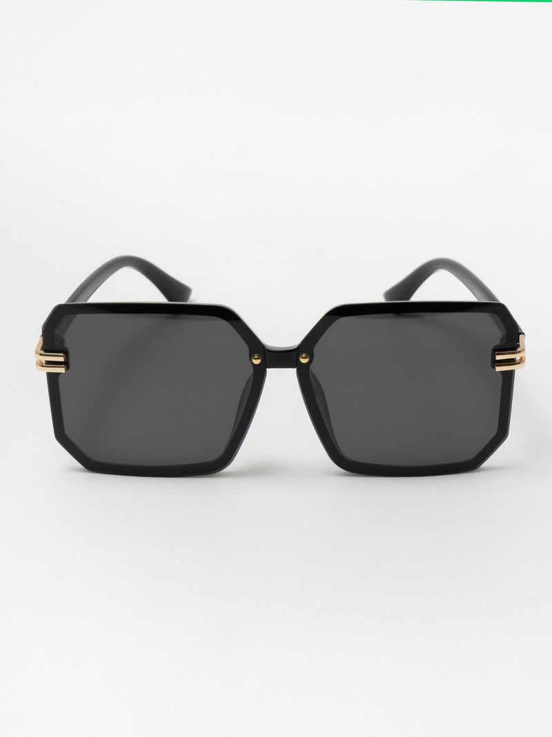 Metal-trimmed Square-frame Sunglasses S3599867 - TUZZUT Qatar Online Shopping