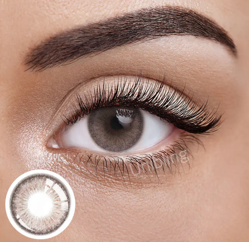 Unibling Galaxy Brown Contact Lenses for Eyes (1 Pair) - TUZZUT Qatar Online Shopping
