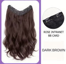 Synthetic Fiber Heat Resistant Wavy 4 Clips on Clip in hair Extensions mod108 - TUZZUT Qatar Online Shopping