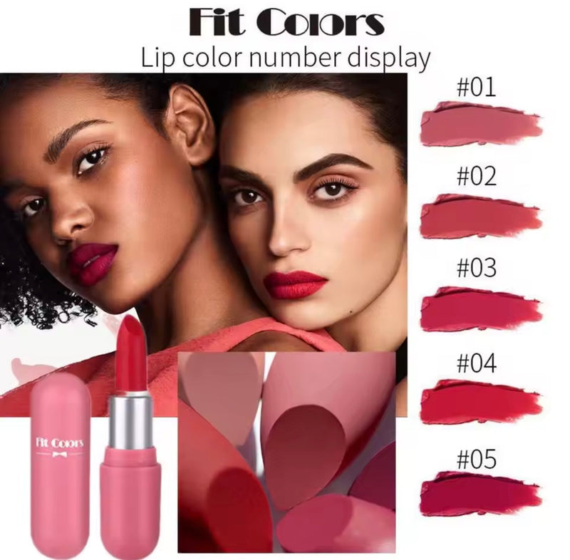 Matte Lipstick Waterproof Long Lasting 433677 - TUZZUT Qatar Online Shopping