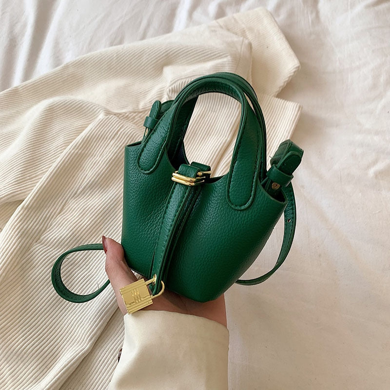 Kid's Girls Buckle Solid Color Handbags  540701 - TUZZUT Qatar Online Shopping