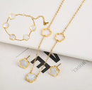 Fashion Jewelry Set For Women Necklace Earrings And Bracelet S5060514 - TUZZUT Qatar Online Shopping