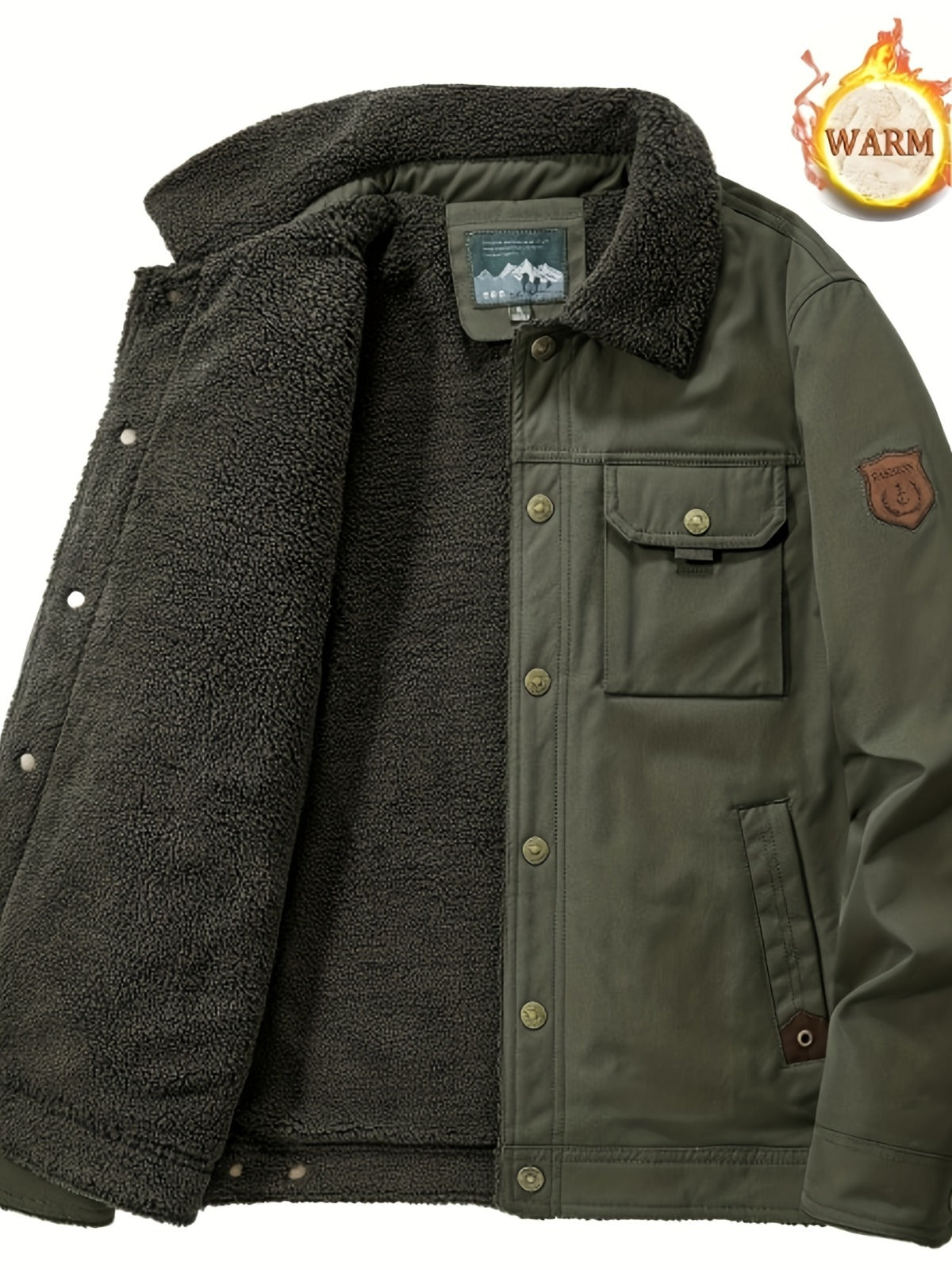 Men's Thick Fleece Jacket FJ4442 Men's Thick Fleece Jacket FJ4442
