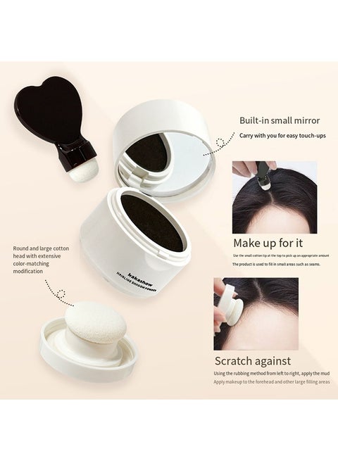 kakashow Hair Shadow Powder, Hairline Powder - Instant Coverage for Hairline kakashow Hair Shadow Powder, Hairline Powder - Instant Coverage for Hairline