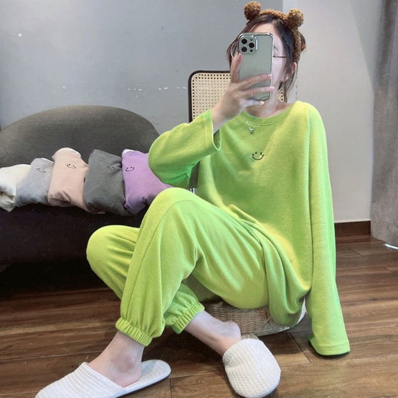 2 Pcs Women 's Long Sleeve Sleep Set M 498874 2 Pcs Women 's Long Sleeve Sleep Set M 498874