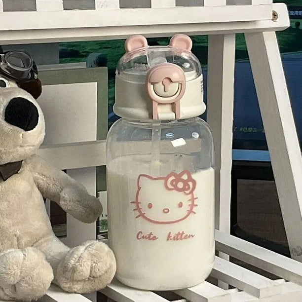 Cute Kitten Water Bottle Transparent 1581253 - TUZZUT Qatar Online Shopping