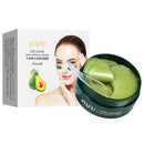 ZOZU Avocado Crystal Bouncing Eye Mask 60pcs Moisturizing and Dark Circles Improvement Eye Mask Patch Eye Care - Tuzzut.com Qatar Online Shopping