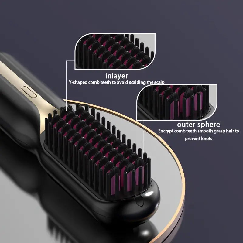 Wireless Straight Hair Comb XY-399