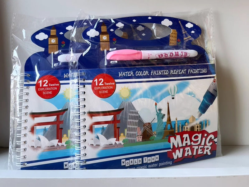 Child Educational Toy Magic Book Water Painting for Kids BH-316 - TUZZUT Qatar Online Shopping