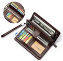 New Long style  Phone Bag  with  Multiple Card  Postion Simple Zipper Business mens Wallet - S4773660 - TUZZUT Qatar Online Shopping