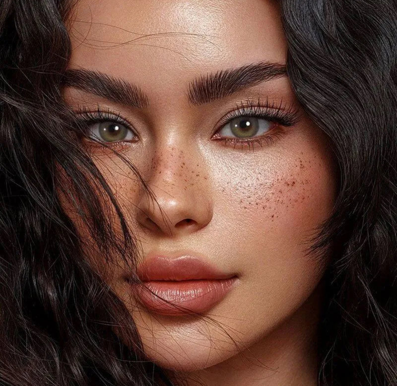 Unibling Crescent of Light Contact Lenses for Eyes (1 Pair) - TUZZUT Qatar Online Shopping