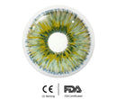Unibling Star Light Green Contact Lenses for Eyes (1 Pair) - TUZZUT Qatar Online Shopping