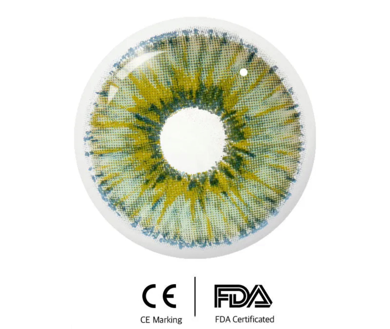 Unibling Star Light Green Contact Lenses for Eyes (1 Pair) Unibling Star Light Green Contact Lenses for Eyes (1 Pair)