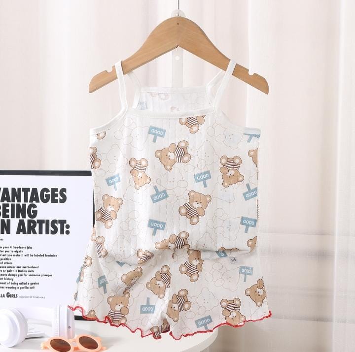 Children's Clothing Sleeveless Tops Pants Pajamas Set 541238 Children's Clothing Sleeveless Tops Pants Pajamas Set 541238