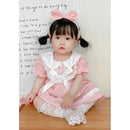 Baby Girl Romper Flower Short Sleeves Jumpsuit   S4499799 - TUZZUT Qatar Online Shopping