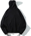 Men Casual Black Oversized Jacket Zipper Sweatshirt Fashion Streetwear    B603581 - TUZZUT Qatar Online Shopping