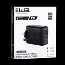 Liwa Quick Fast Charger 70W /USB /2Type-C /LW-HC70 - TUZZUT Qatar Online Shopping