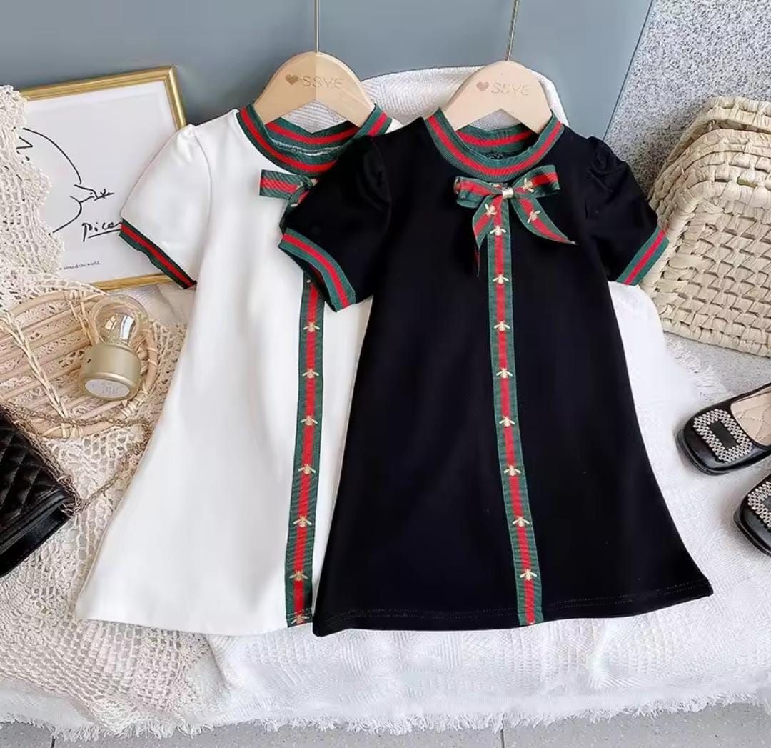 Baby Princess Round Neck Bow Design Casual Wear 988330 Baby Princess Round Neck Bow Design Casual Wear 988330