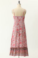 Straps Blue Bohemia Style Dress For Women 582051 - TUZZUT Qatar Online Shopping