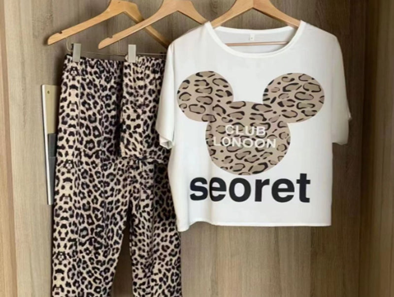 Women's Three-Piece Short-Sleeved Pajamas Sets   1569827 - TUZZUT Qatar Online Shopping