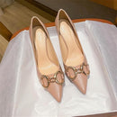 Patent Leather High-Heeled Shoes S4422064 - TUZZUT Qatar Online Shopping