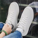 Fashion Leather White Sneakers Classic Casual Shoes Outdoor Walking Shoes  S5121466 - TUZZUT Qatar Online Shopping