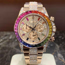 Luxury Cosmograph Daytona Rainbow Watch W1976 - TUZZUT Qatar Online Shopping