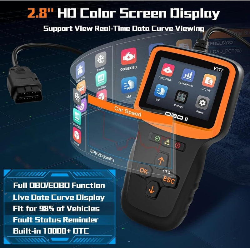 OBD II Diagnostic Tool V317 - TUZZUT Qatar Online Shopping
