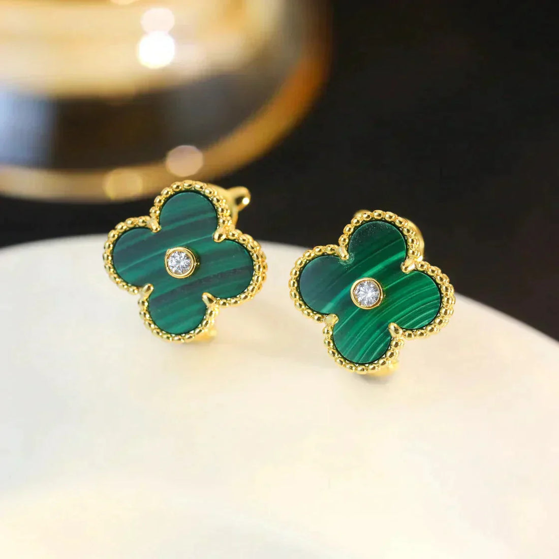 Four-Leaf Flower Stainless Steel Earrings S24943 Four-Leaf Flower Stainless Steel Earrings S24943