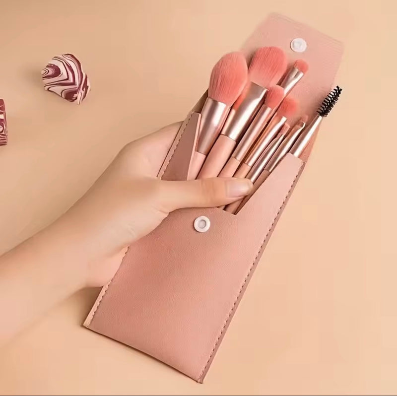 8pcs Ombre Makeup Brush Set 408489 - TUZZUT Qatar Online Shopping