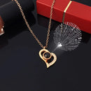 Love Projection Necklace For Women Stainless Steel Couple Necklace S7745210 - TUZZUT Qatar Online Shopping