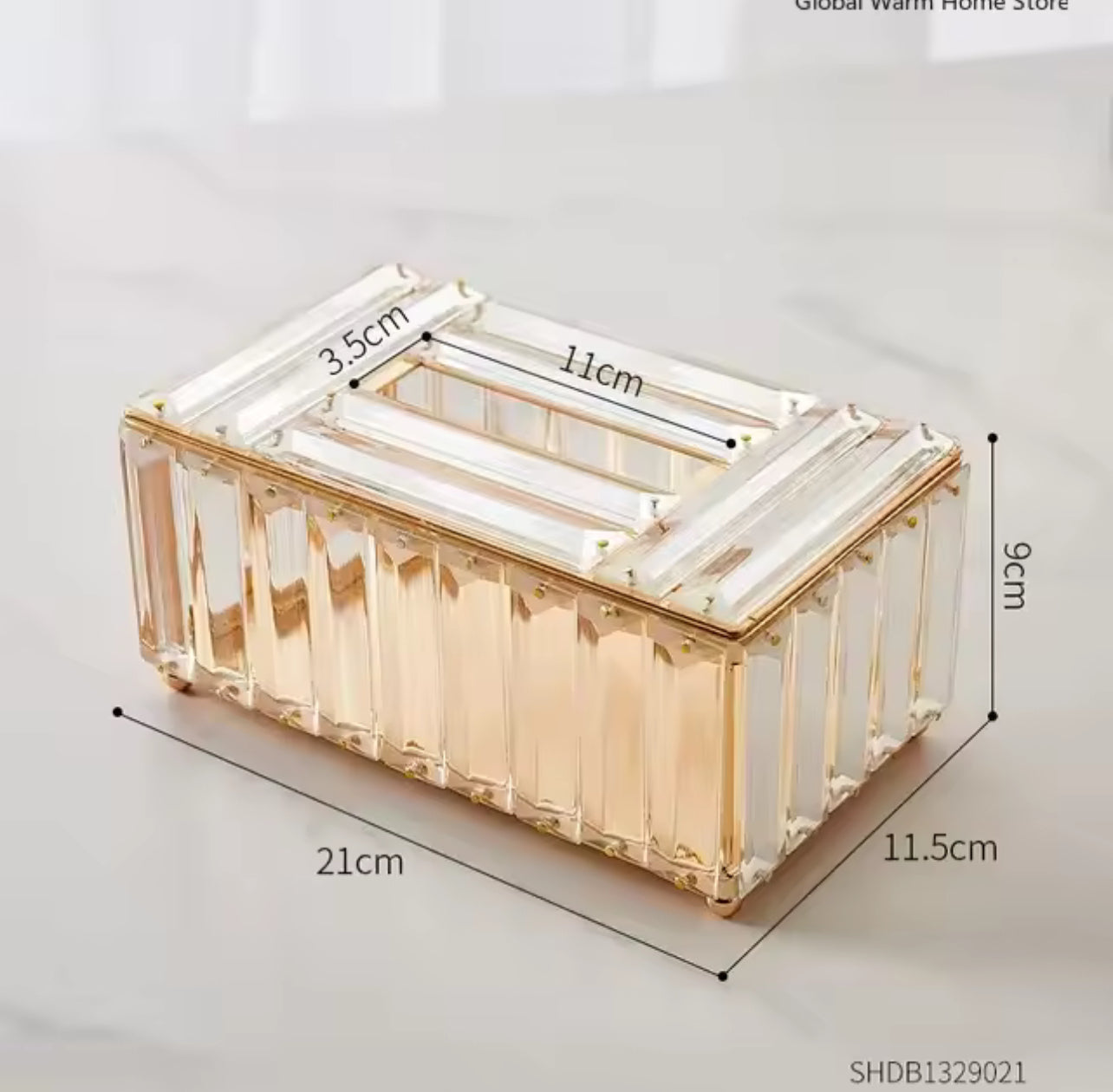 Crystal Tissue Box S3690636 Crystal Tissue Box S3690636