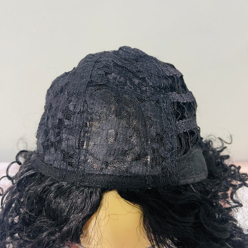 Loose Deep Brazilian Human Hair Wigs For Black 12-14inch S4038645 - TUZZUT Qatar Online Shopping