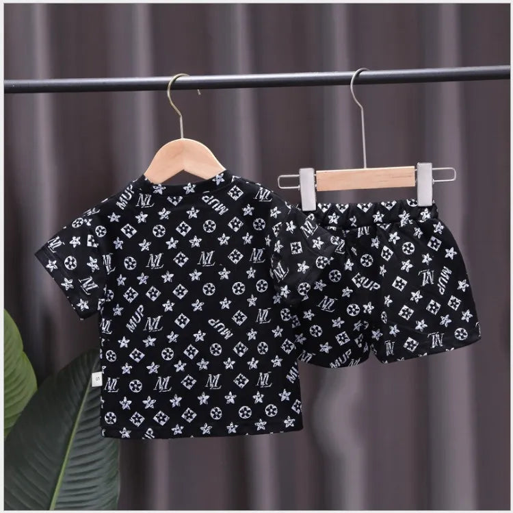 T-shirt & Track Shorts Set Girls Kids Summer Clothes 1551844 T-shirt & Track Shorts Set Girls Kids Summer Clothes 1551844