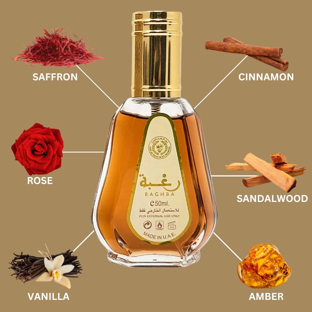 Raghba Perfume 50ml EDP By Ard Al Zaafaran Raghba Perfume 50ml EDP By Ard Al Zaafaran